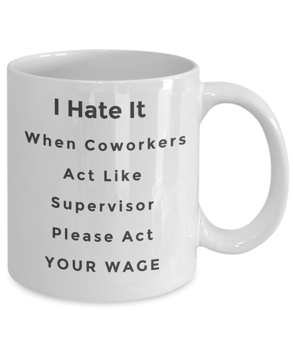 Sarcastic Mug Sassy Funny Work Coffee Cup Ceramic Mugs with Sayings