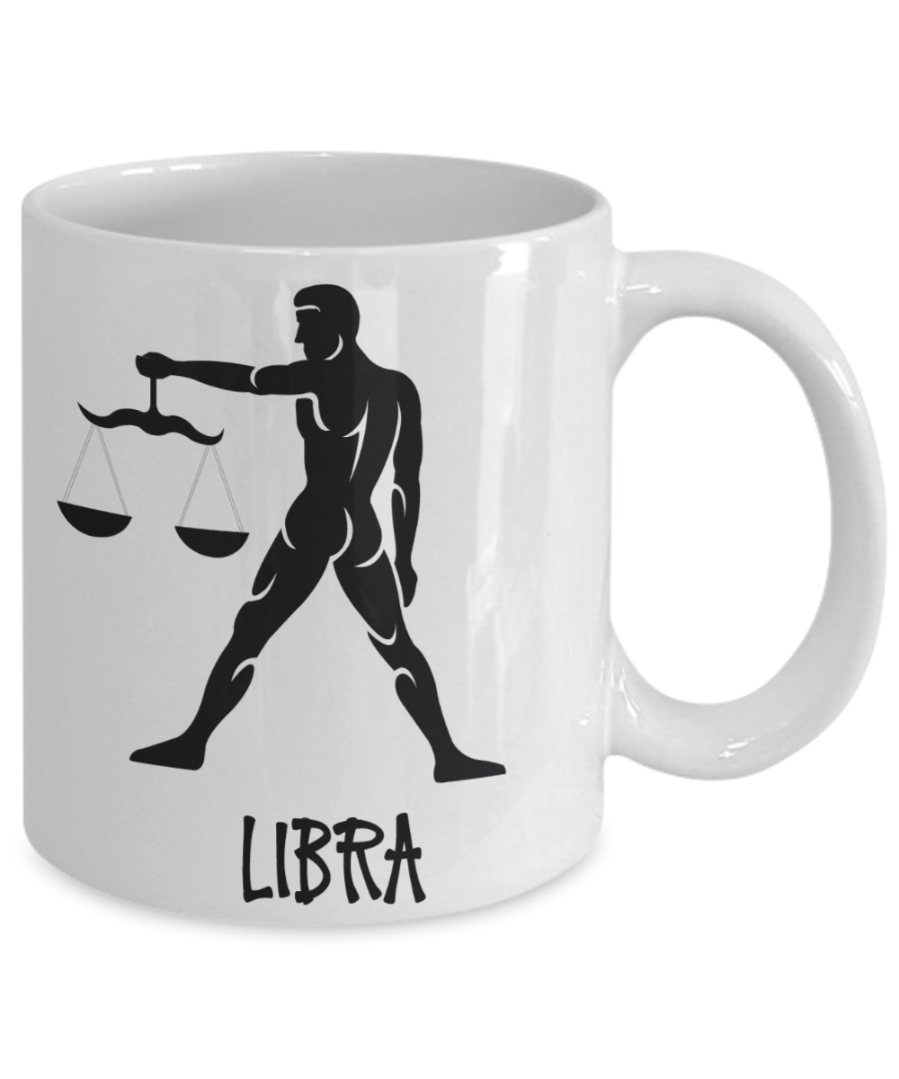 Zodiac coffee mug Libra tea cup gift astrology birthday
