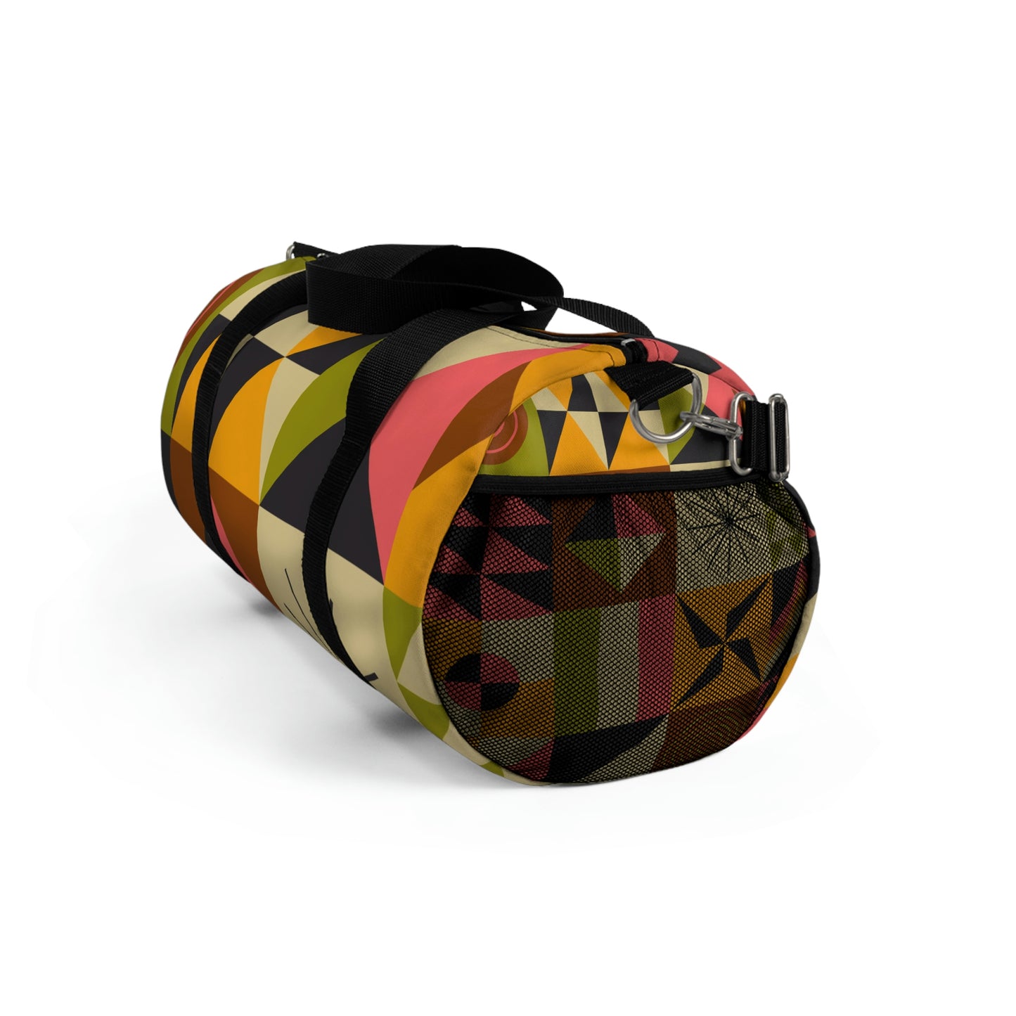 Colorful Abstract Duffle Bag, Weekender Duffle Bag, Carry-on Travel Overnight Canvas Duffel Bag