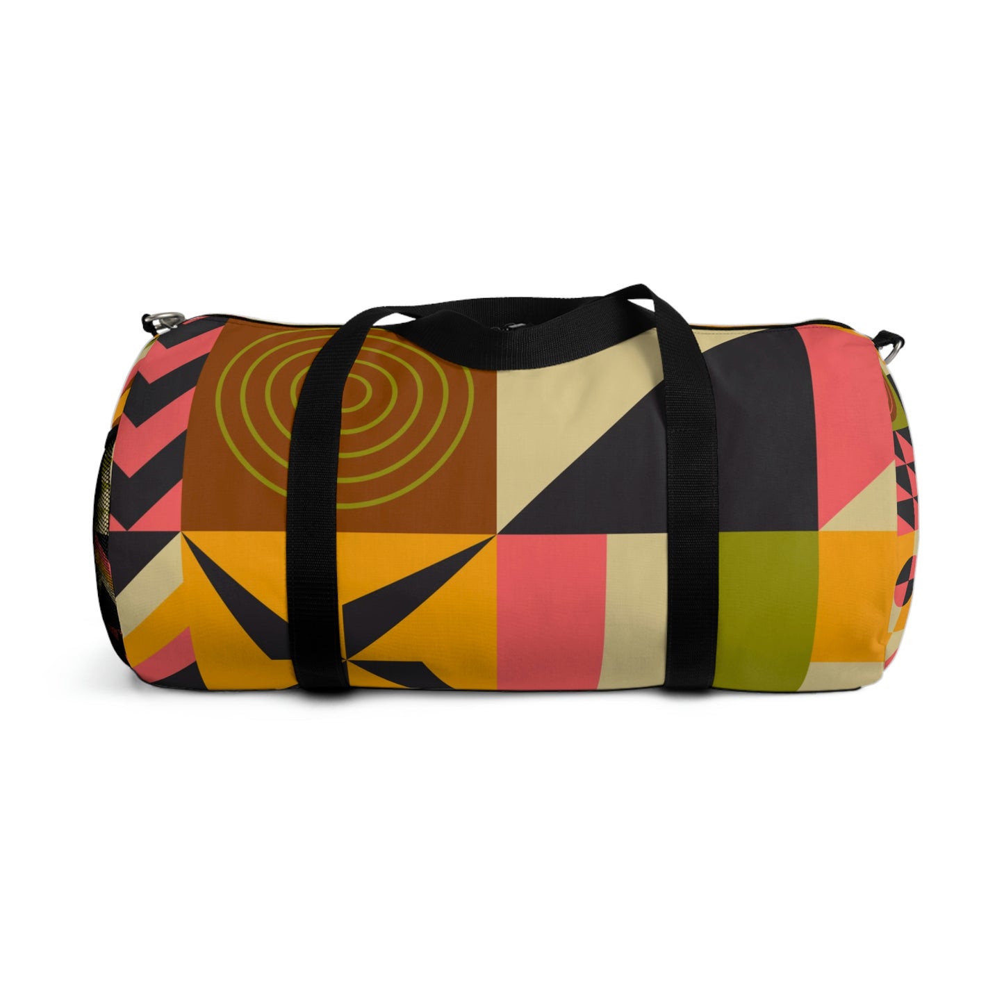 Colorful Abstract Duffle Bag, Weekender Duffle Bag, Carry-on Travel Overnight Canvas Duffel Bag