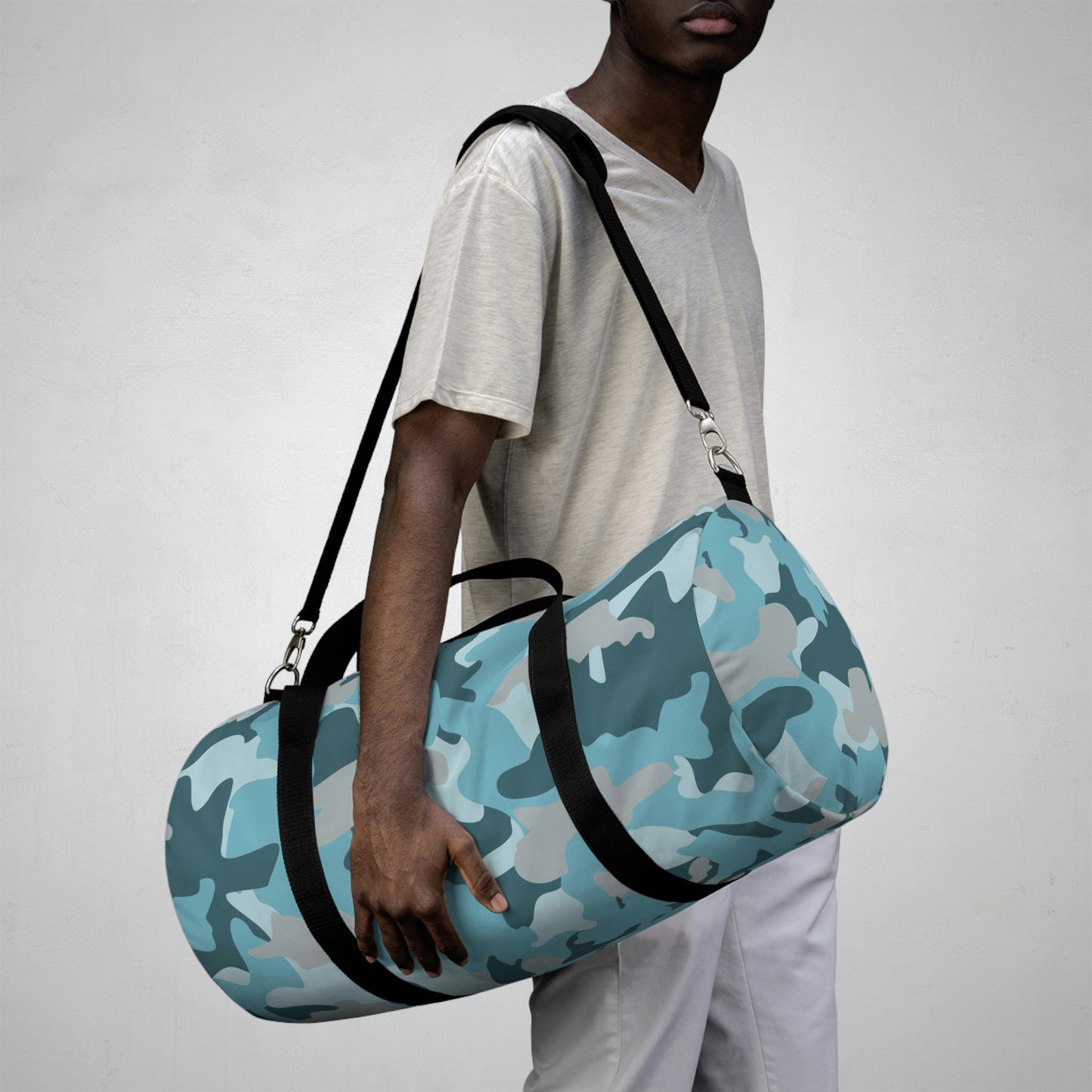 Camo Duffle Bag, Weekender Duffle Bag, Carry-on Travel Overnight Canvas Duffel Bag