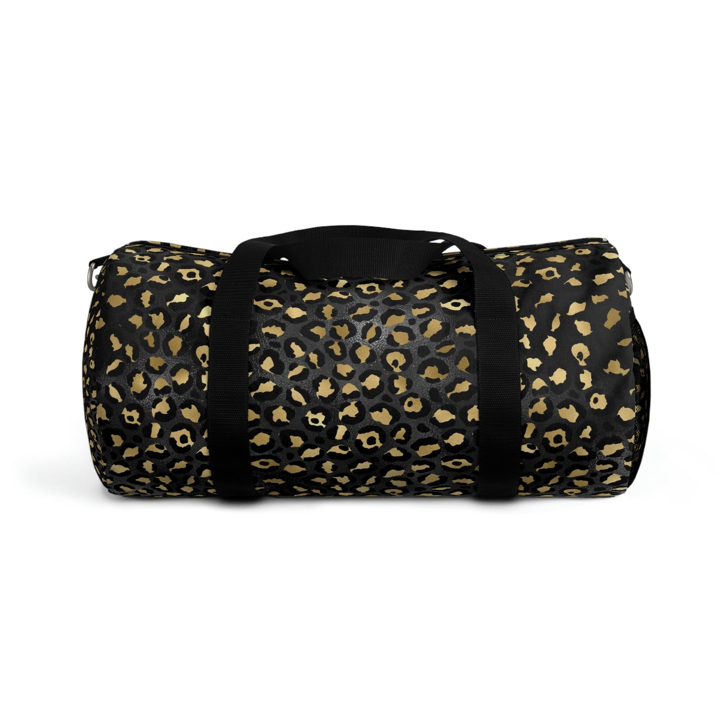 Leopard Print Duffle Bag, Weekender Duffle Bag, Carry-on Travel Overnight Canvas Duffel Bag