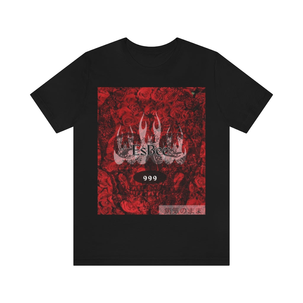 Skull Graphic Tee for Men Women, Gothic Clothing, Fashion, Style, Custom Shirt, Black T-shirt,