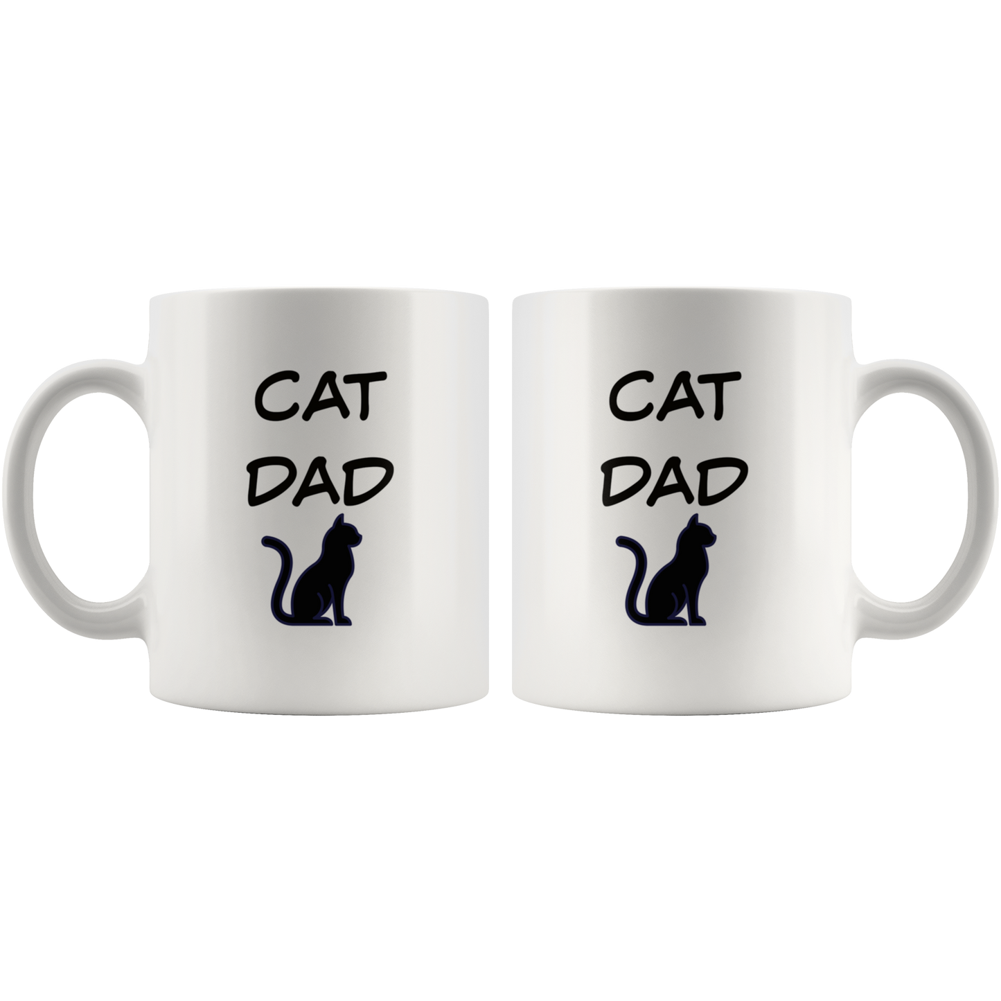 Cat Dad Coffee mug Gift for Him Dad Cat Lover Gift Cat Mug Cat Gift Funny Mug Custom