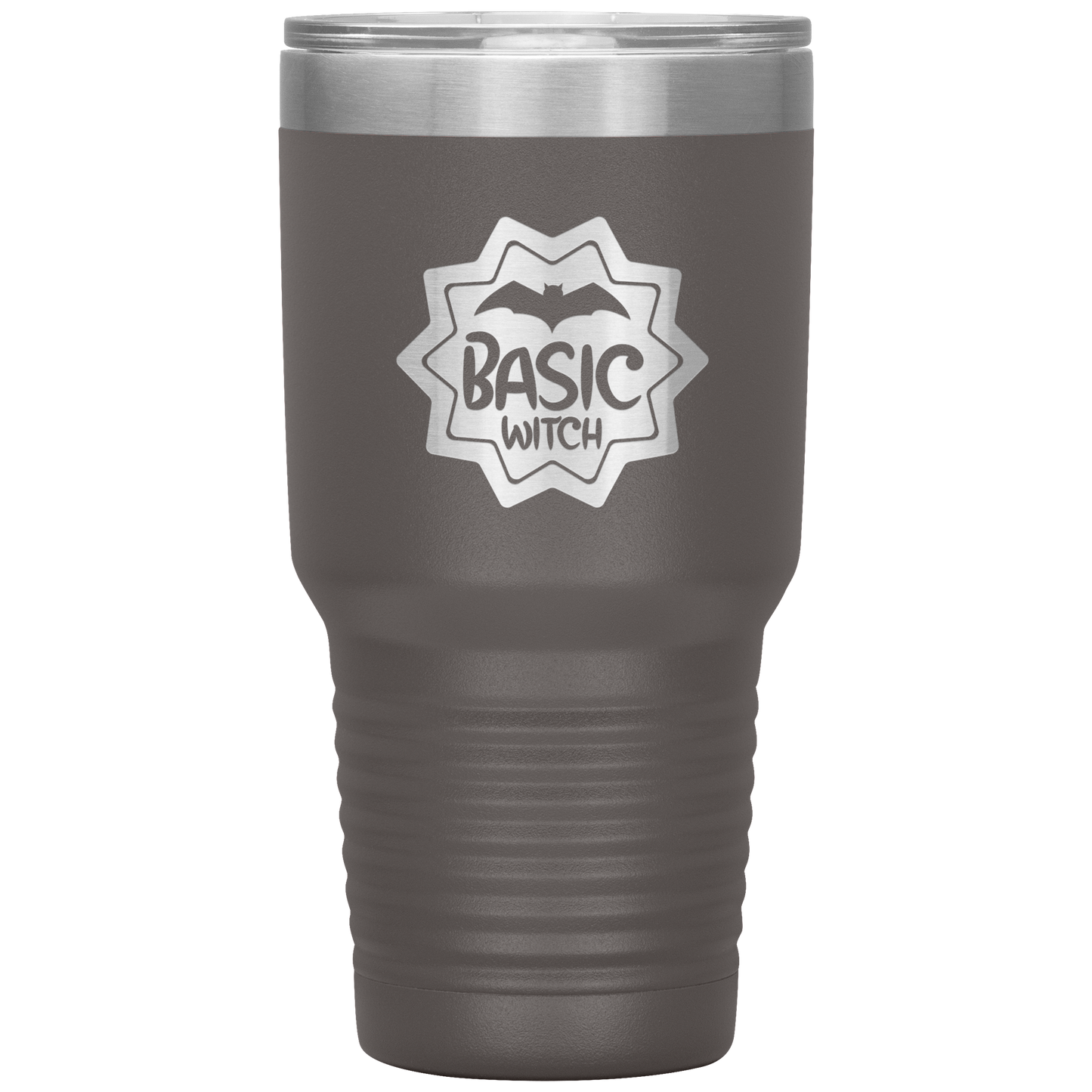 Halloween Tumbler Basic Witch Funny Tumbler 30 oz Insulated Tumbler Mug Cup Gift