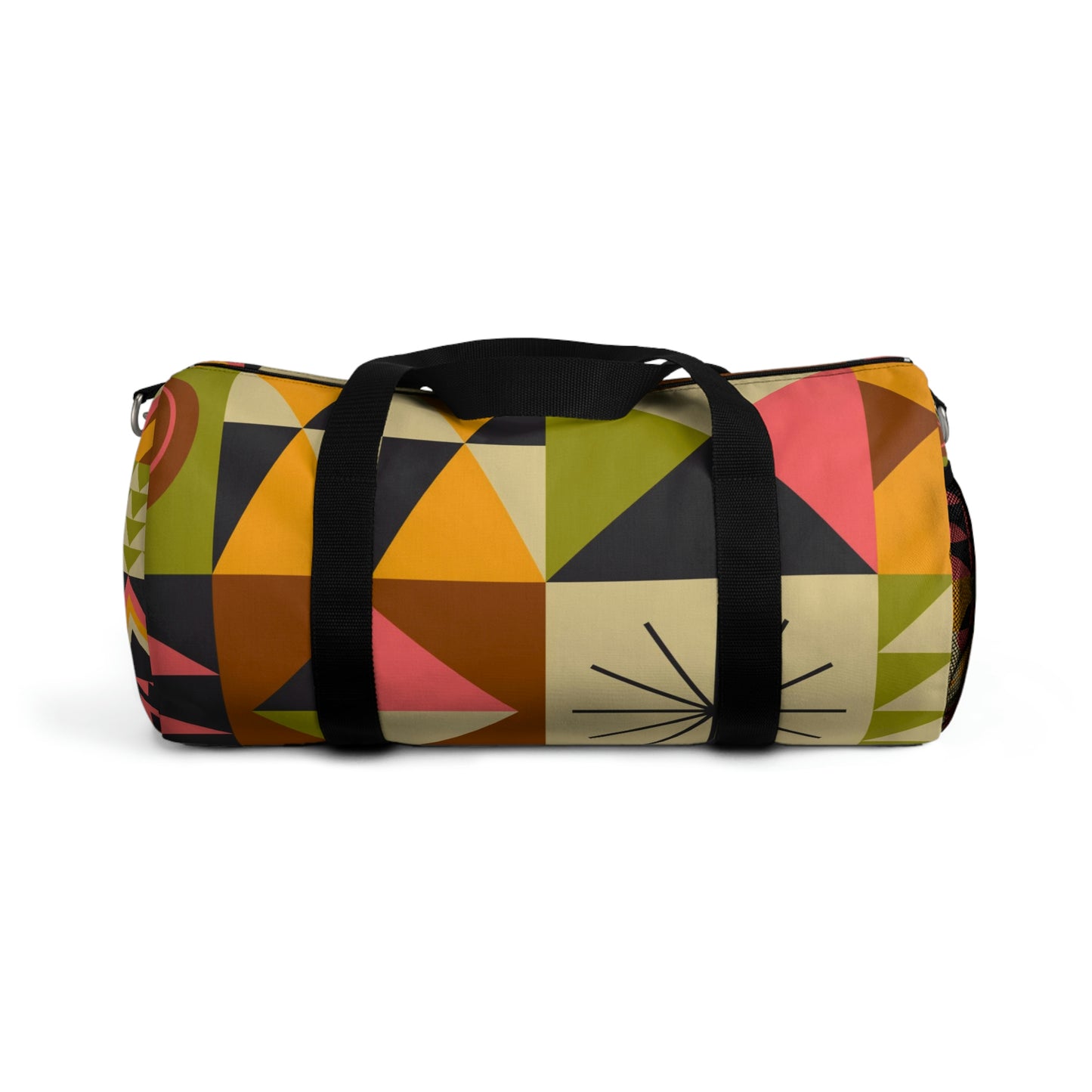 Colorful Abstract Duffle Bag, Weekender Duffle Bag, Carry-on Travel Overnight Canvas Duffel Bag