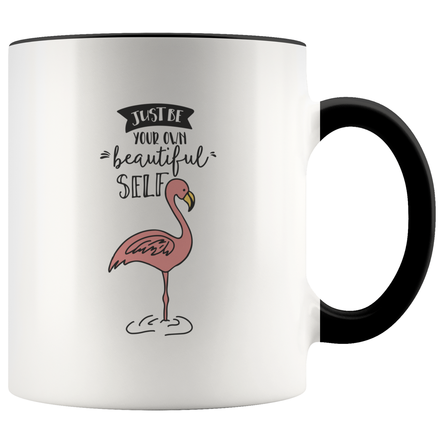 Motivational Mug Flamingo Coffee Mug Coffee Lover Gift, Inspirational Mug Cute Cup