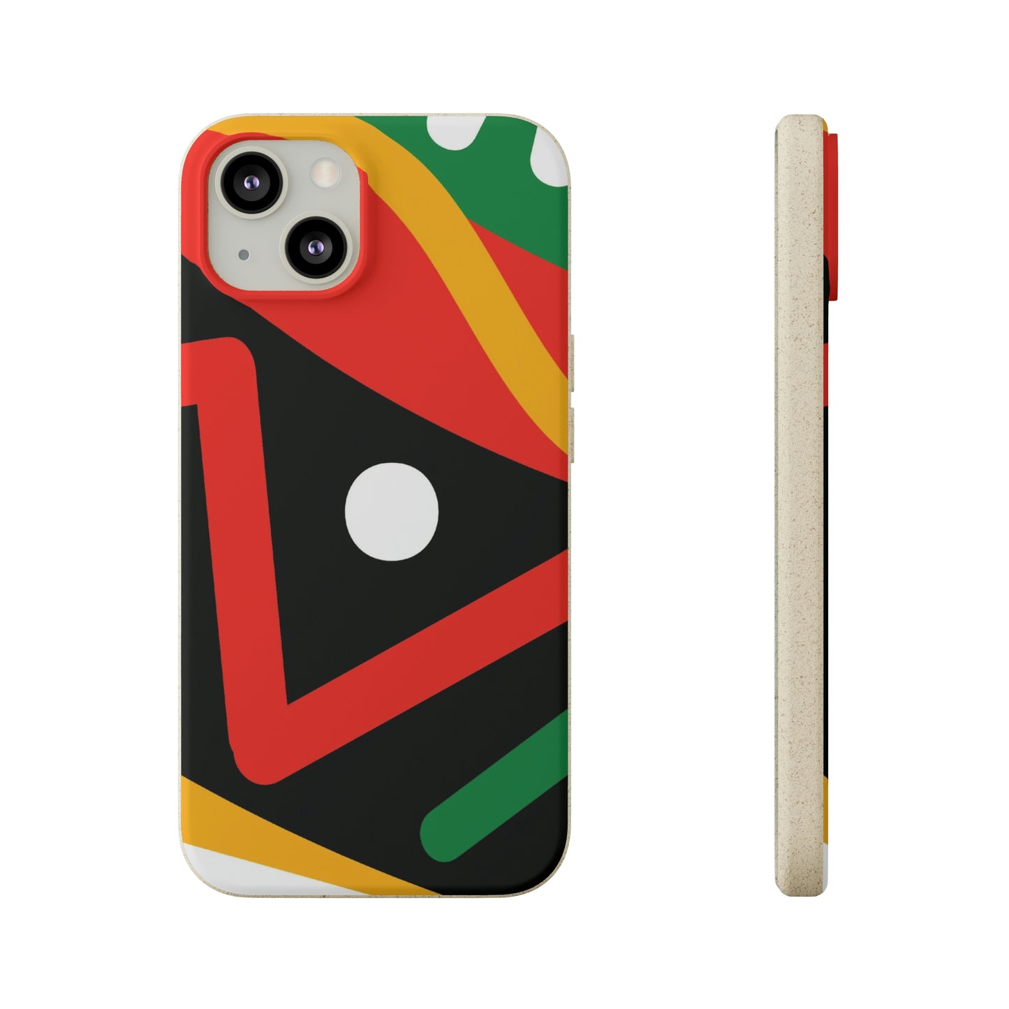 Afrocentric Eco-Friendly Biodegradable Phone Case: Protect Your Device & the Planet"