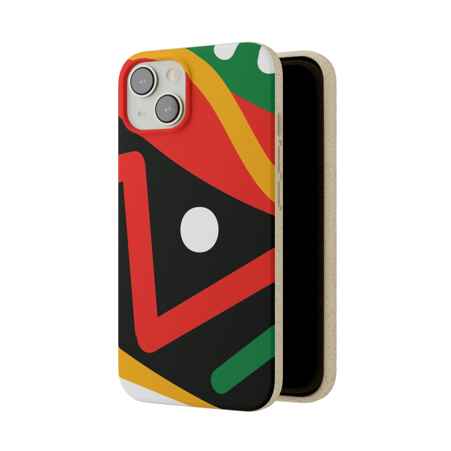 Afrocentric Eco-Friendly Biodegradable Phone Case: Protect Your Device & the Planet"
