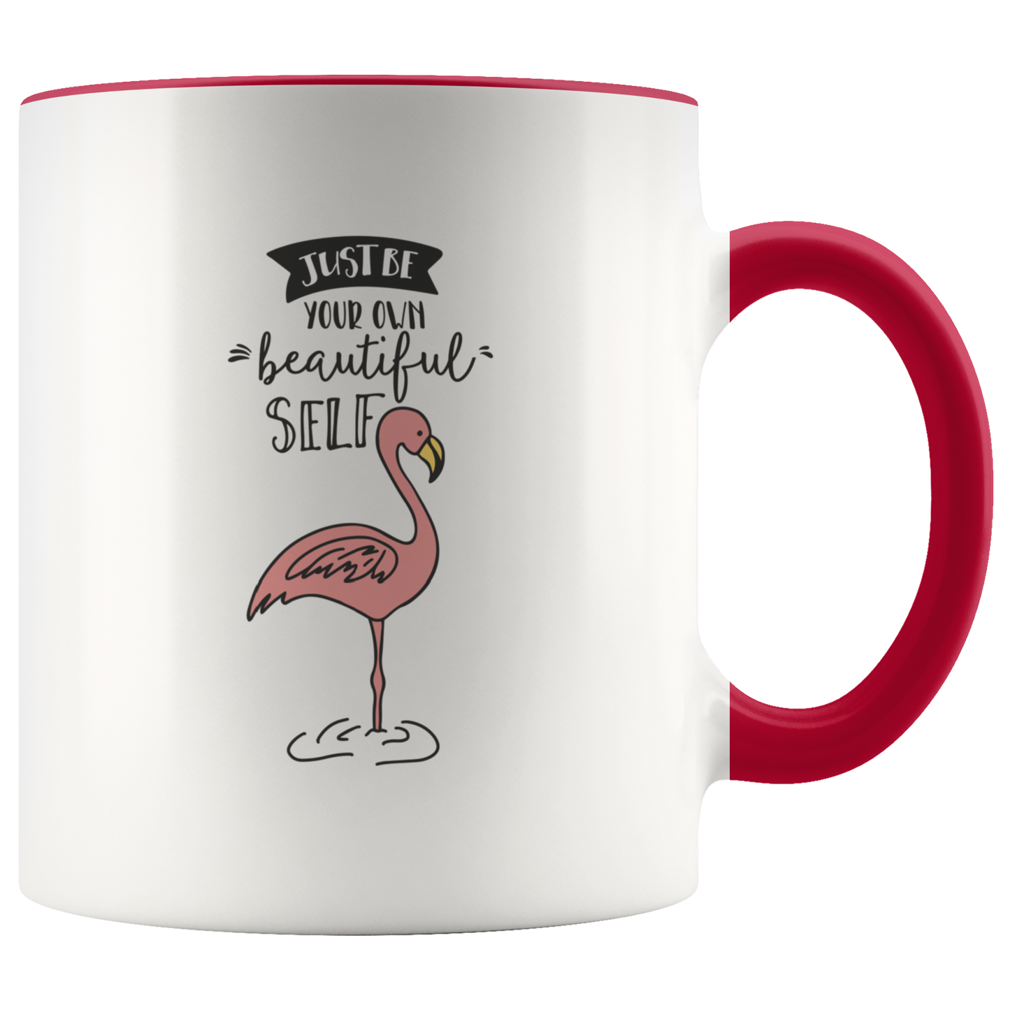 Motivational Mug Flamingo Coffee Mug Coffee Lover Gift, Inspirational Mug Cute Cup
