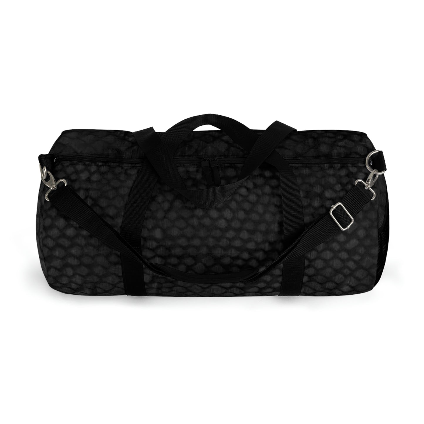 Black Duffle Bag, Weekender Duffle Bag, Carry-on Travel Overnight Canvas Duffel Bag