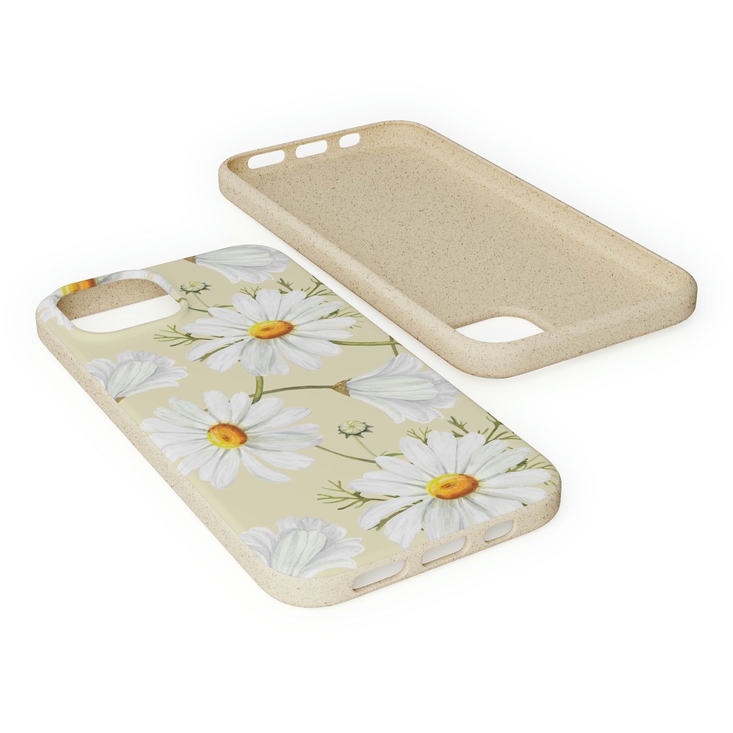 Floral Flower Tough Phone Case, Cute Cool Trendy Biodegradable Phone Case