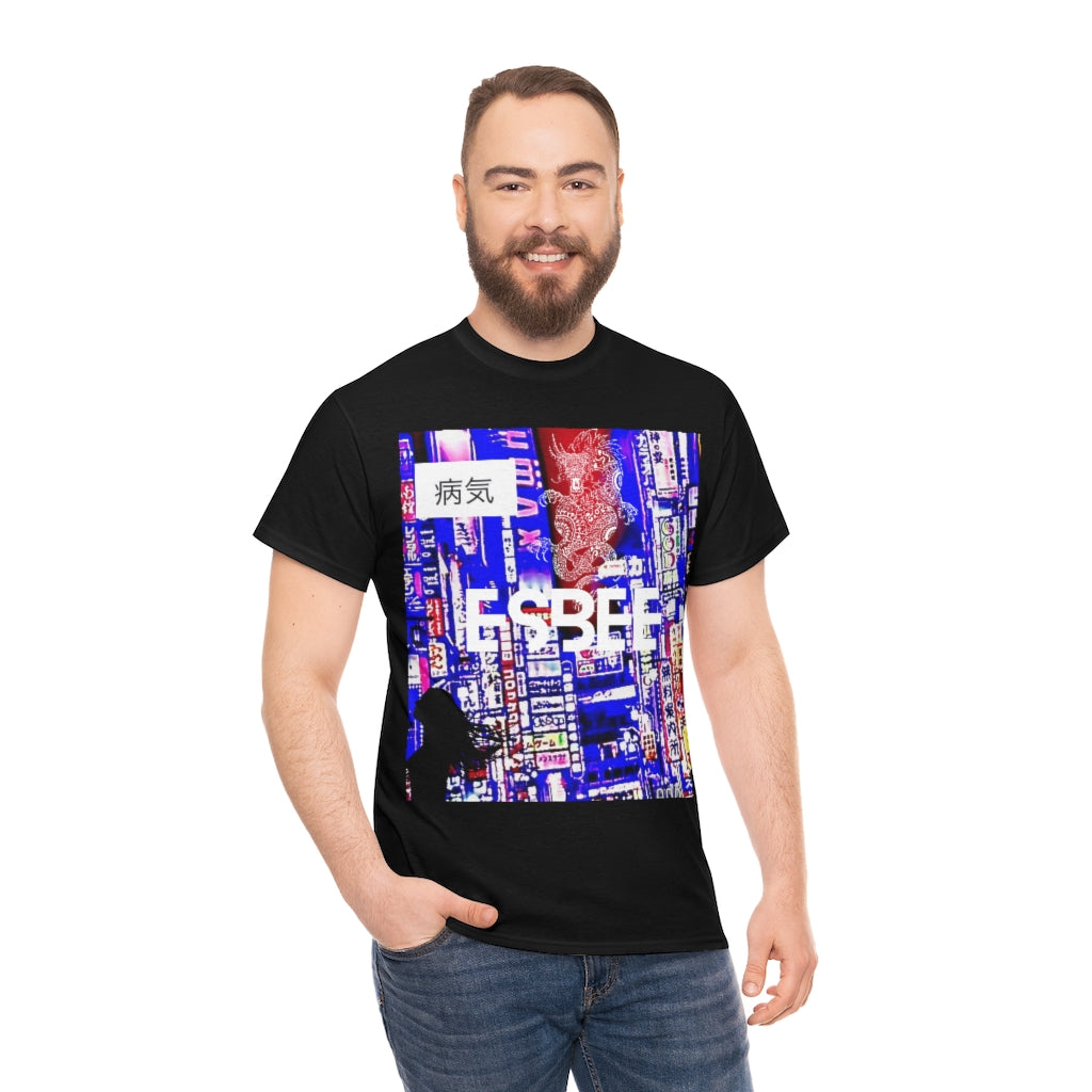 Streetwear Fashion Graphic Tee, Cool Plus Size Streetwear T-Shirt, Abstract Shirt