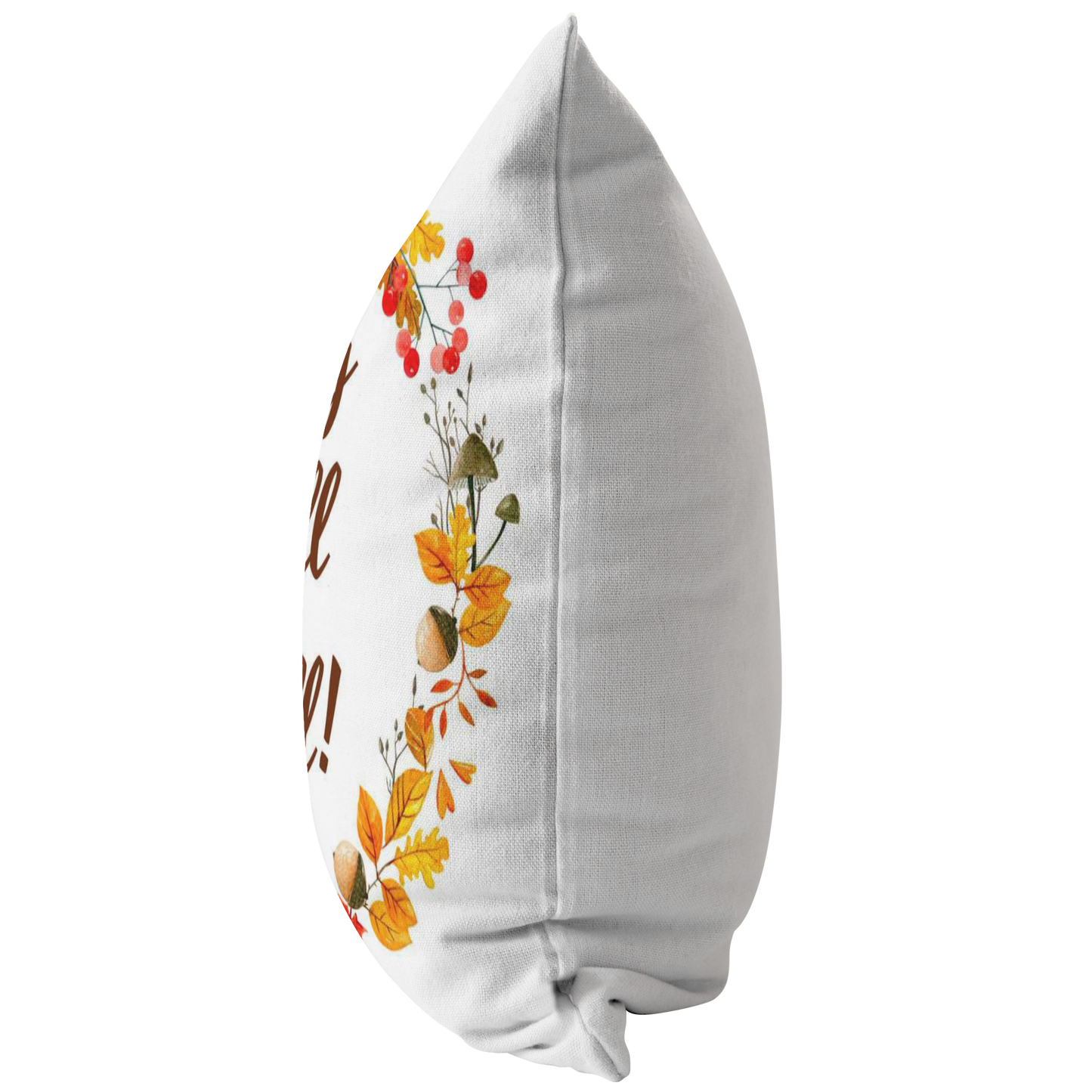 Fall Throw Pillow Cover Home Decor Couch Accent Decorative Pillow Happy Fall Yall!
