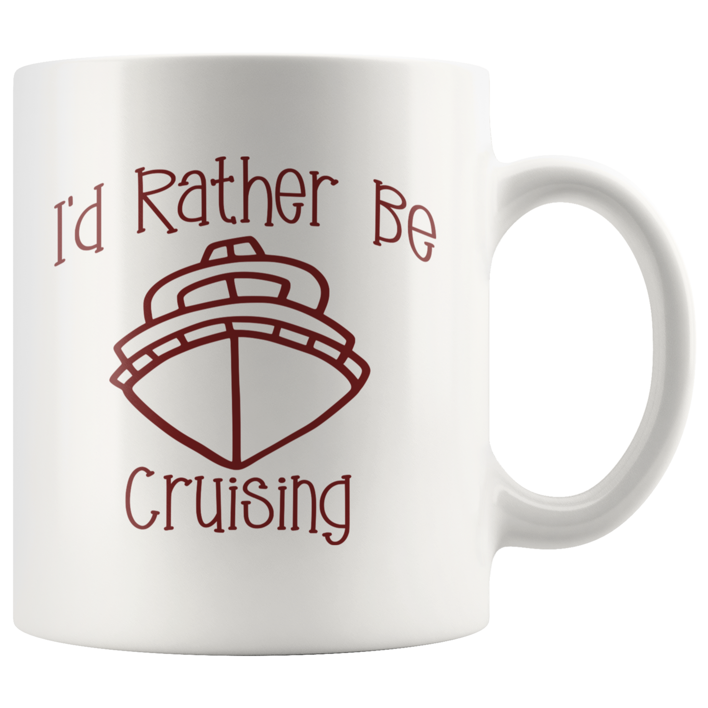 Cruising gift for friends and family ceramic funny coffee mug for cruisers travelers gift