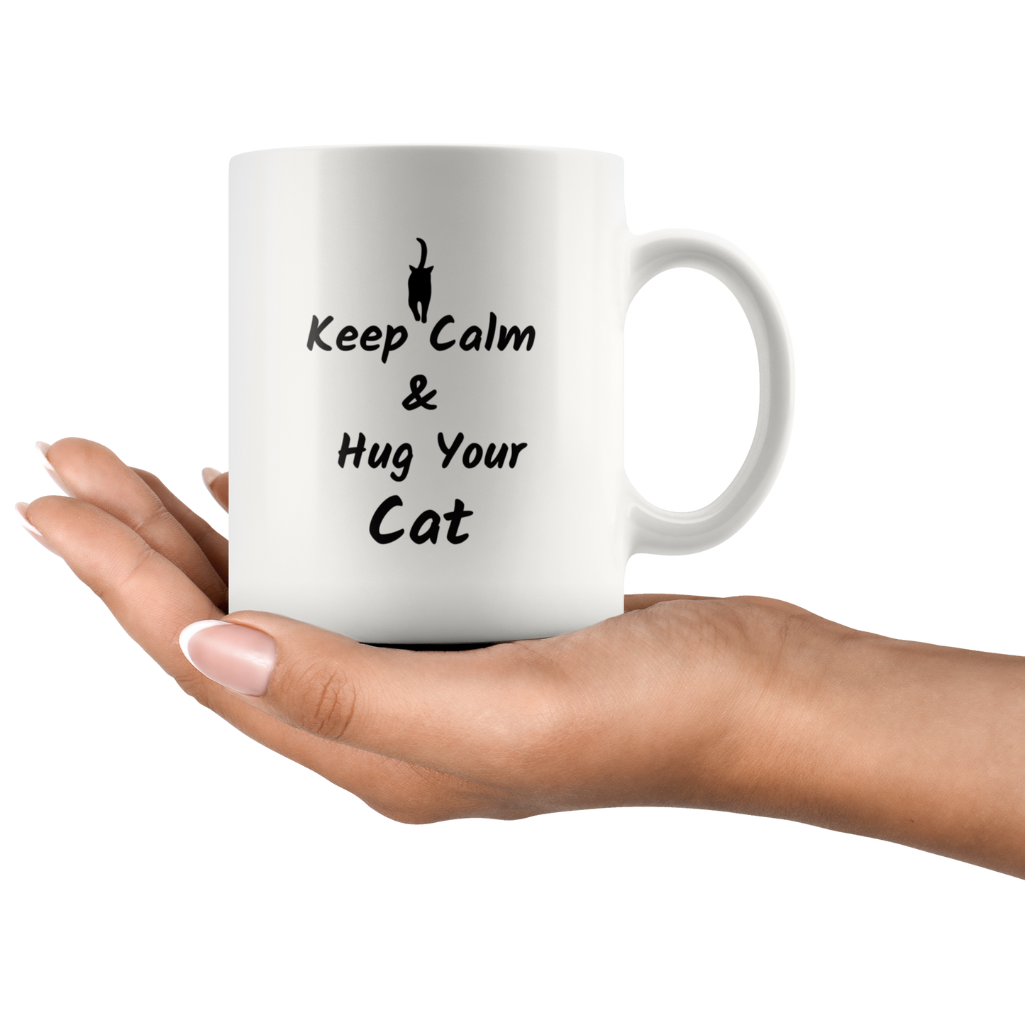 Cat Coffee Mug Cat Lover Gift Cat Mom Cat Dad Hug your Cat Custom Mug Birthday gift