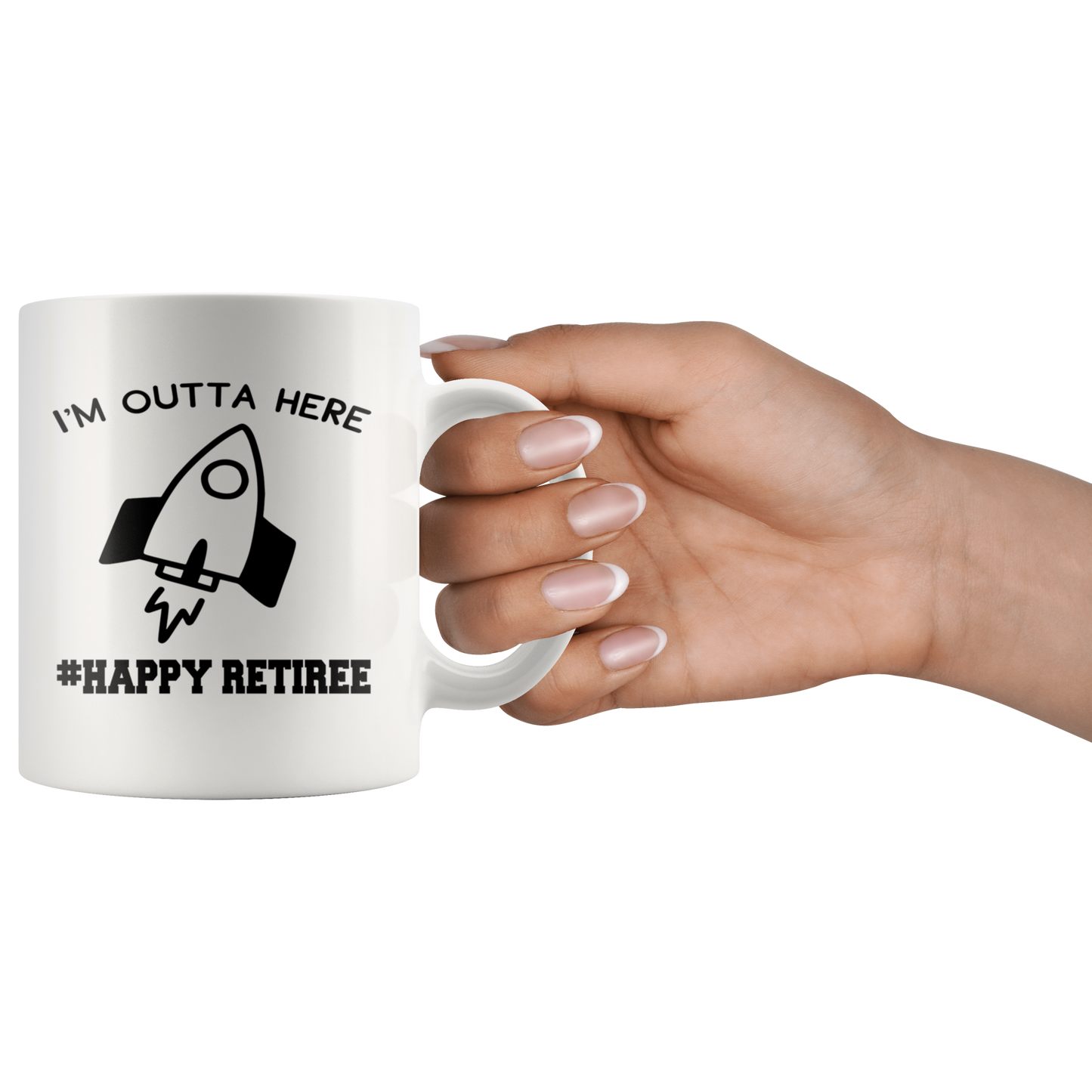 Retirement gift for Women Men Coffee mug Custom Graphic Funny Gift