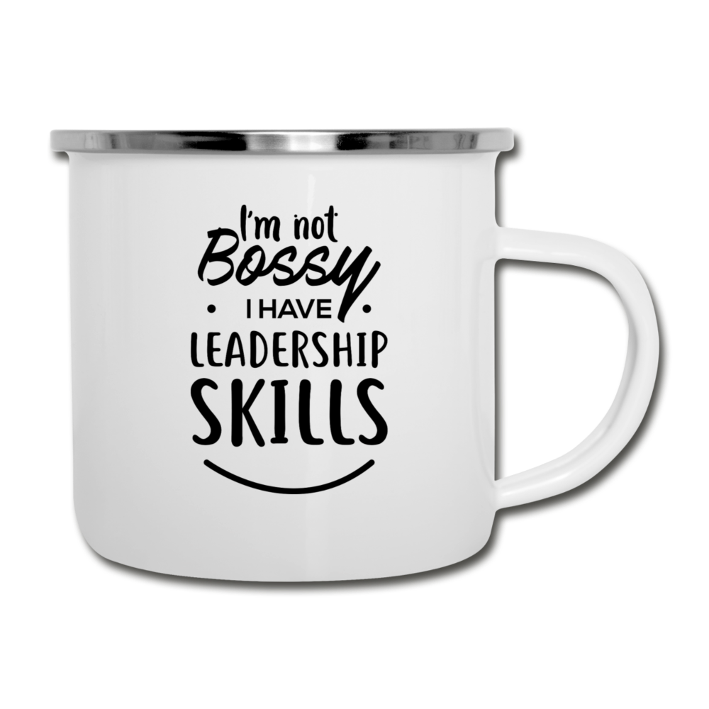 Funny Camper Mug Gift I'm Not Bossy Camp Mug Hiker Mug - white