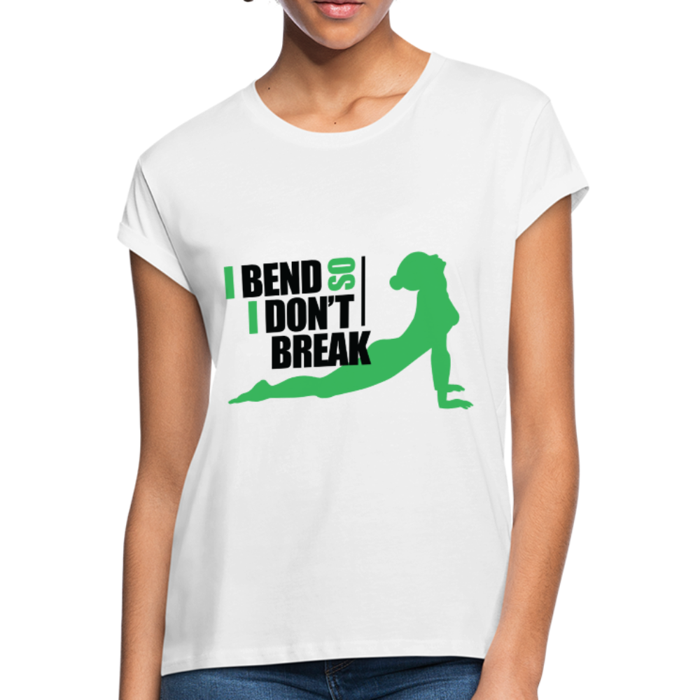 Women's Yoga T-Shirt Relaxed Fit T-Shirt - white