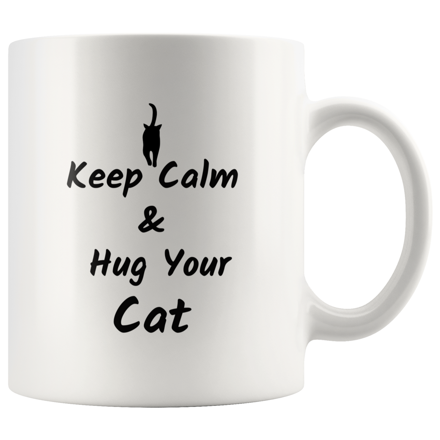 Cat Coffee Mug Cat Lover Gift Cat Mom Cat Dad Hug your Cat Custom Mug Birthday gift