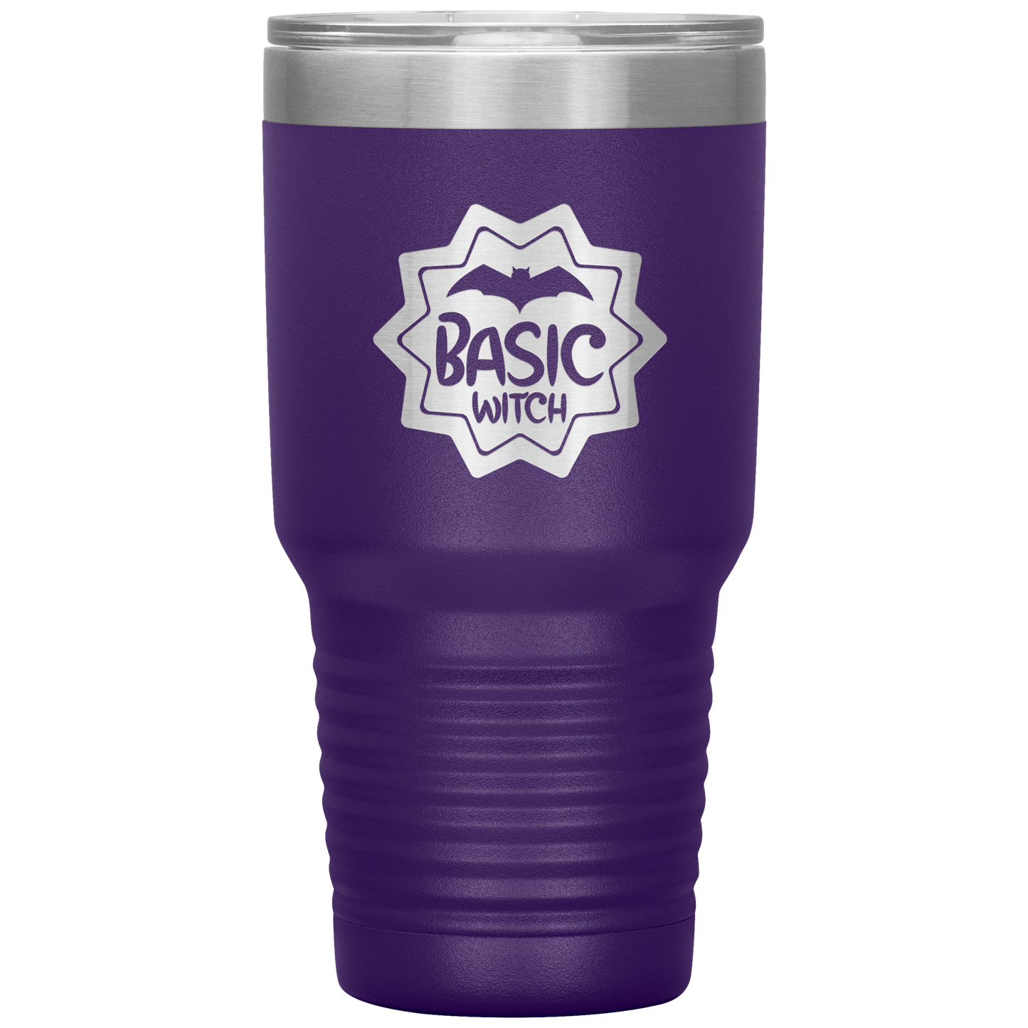 Halloween Tumbler Basic Witch Funny Tumbler 30 oz Insulated Tumbler Mug Cup Gift