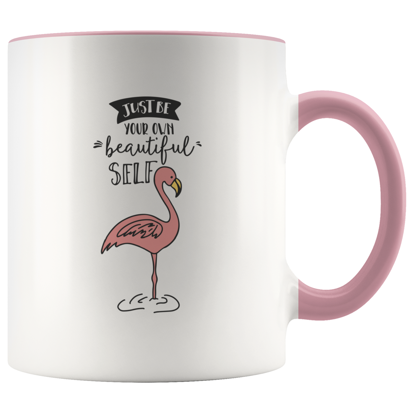 Motivational Mug Flamingo Coffee Mug Coffee Lover Gift, Inspirational Mug Cute Cup