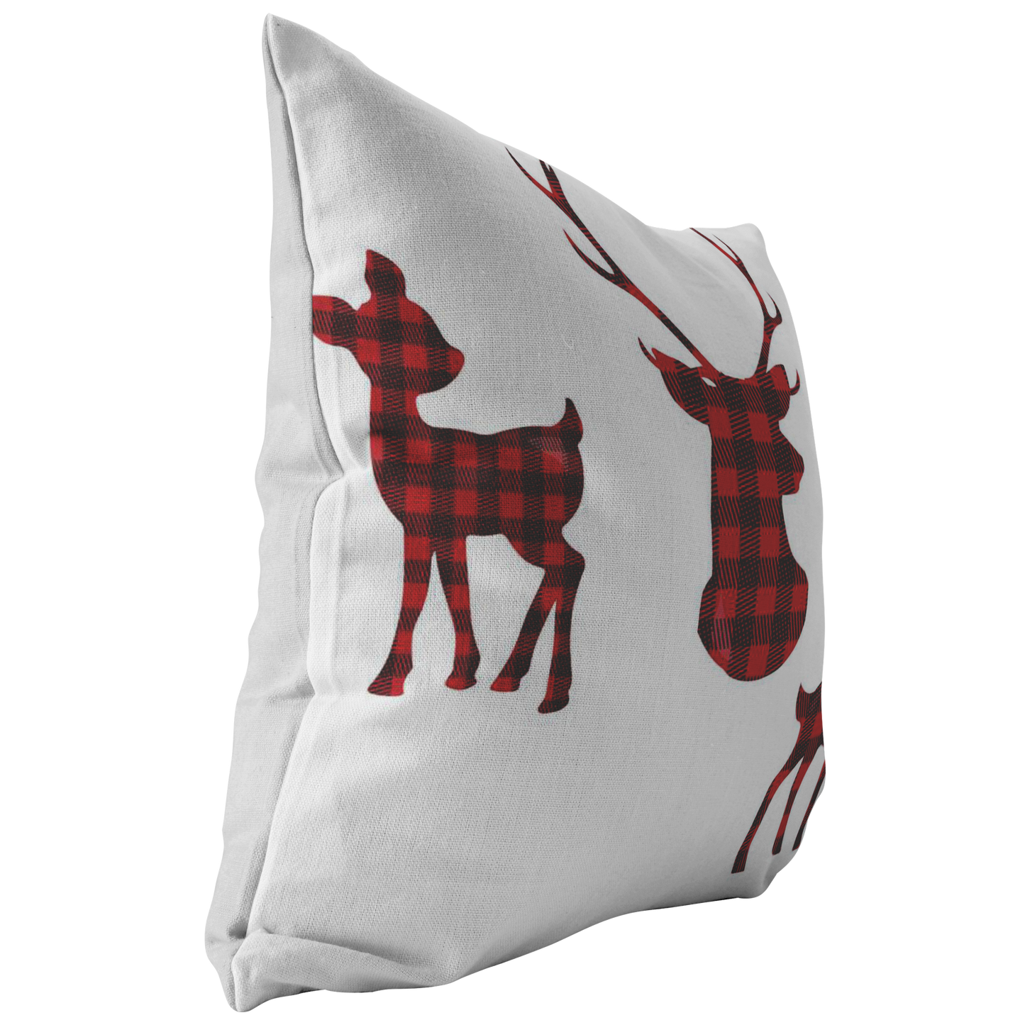 Buffalo Plaid Throw Pillow Throw Pillow Cover Dear Family Pillow Holiday Decorative Pillow Home Decor