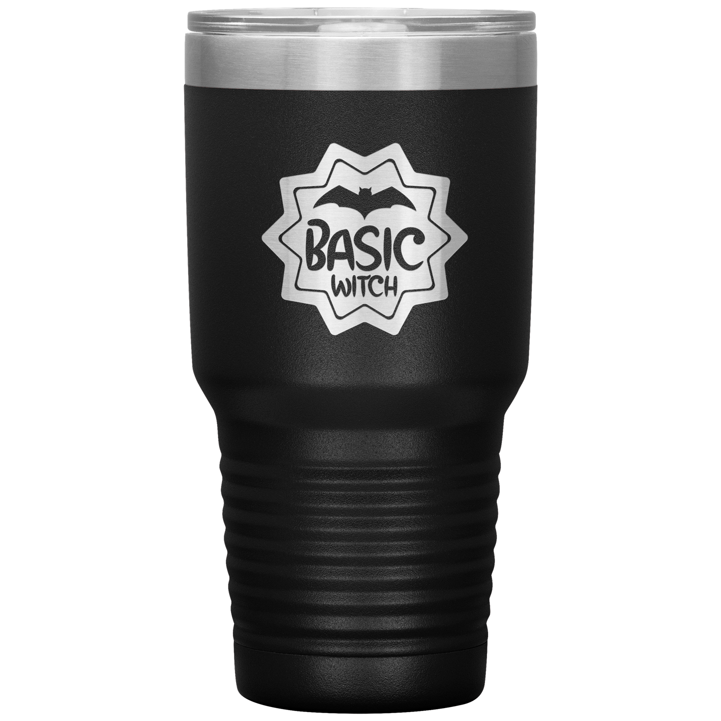 Halloween Tumbler Basic Witch Funny Tumbler 30 oz Insulated Tumbler Mug Cup Gift