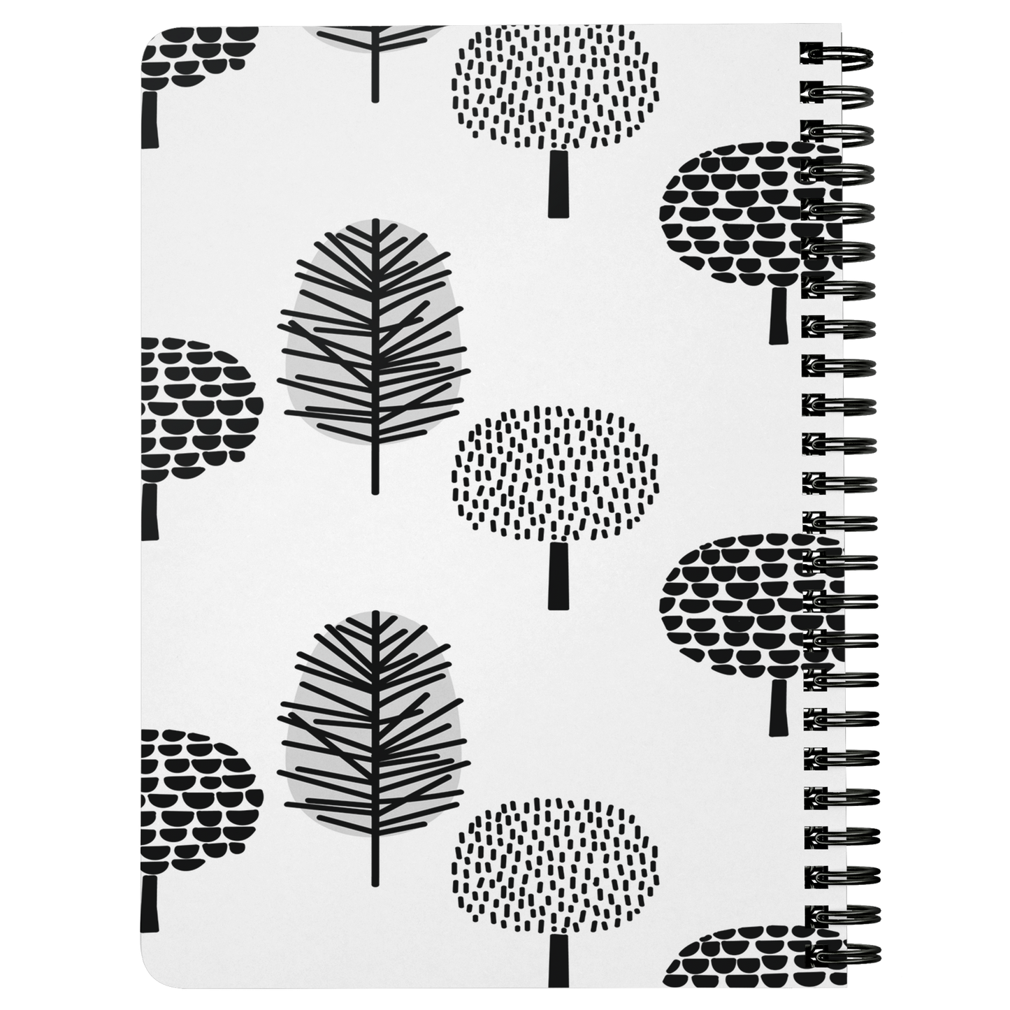 Scandinavian Theme Notebook Journal Diary Daily Journal Lined Spiral Daybook Writers Book