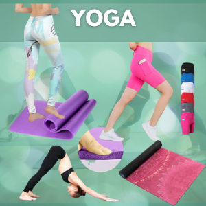 Best Selling Unique Personalized Custom Made Yoga Mat, Yoga Mat Bag, Yoga Short, Yoga Pants, and Yoga Foam Block