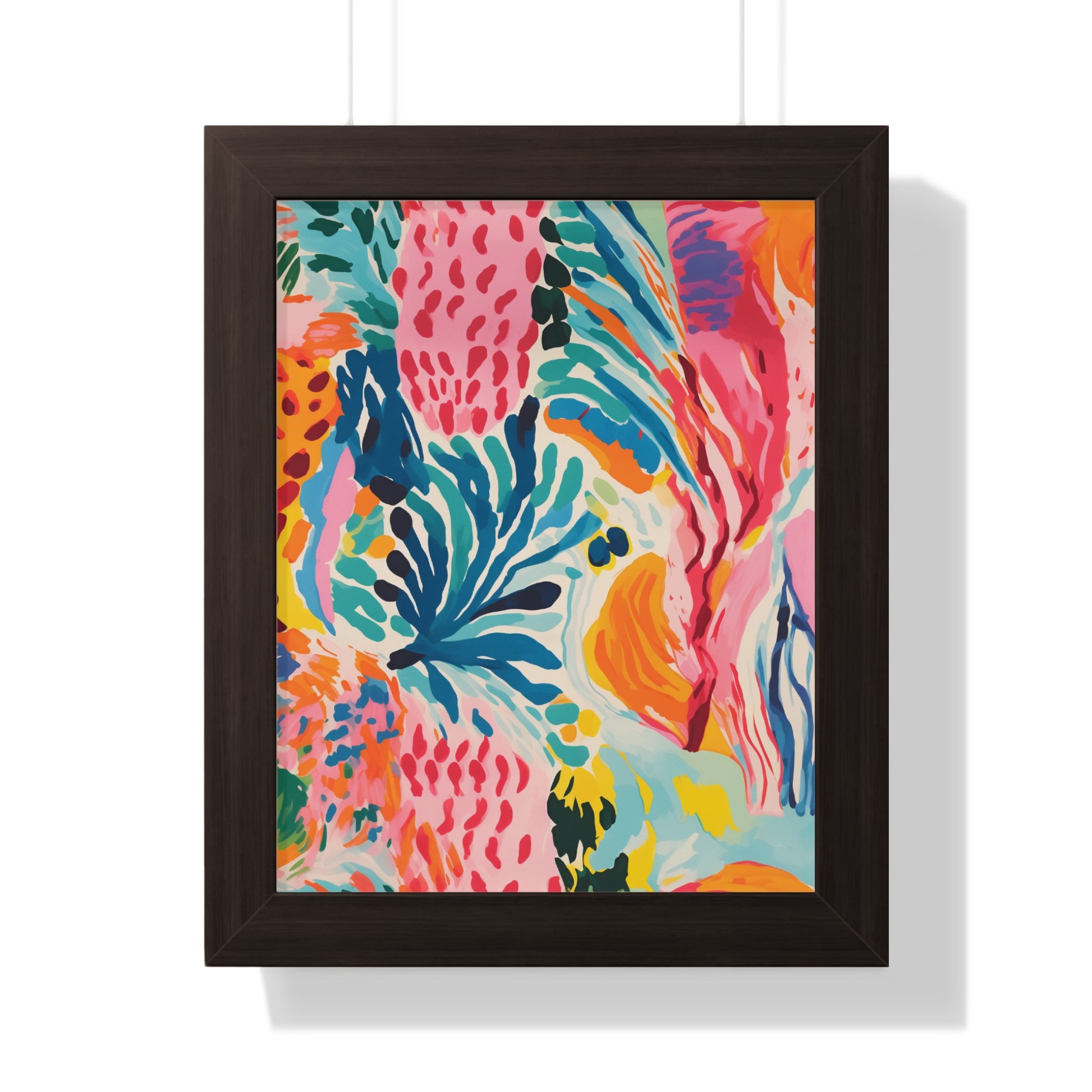 Vibrant Colorful Abstract Design Wall Art Print