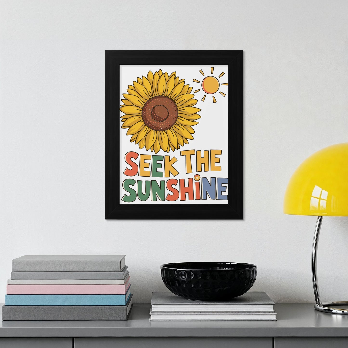 Seek the Sunshine Motivational Wall Art product