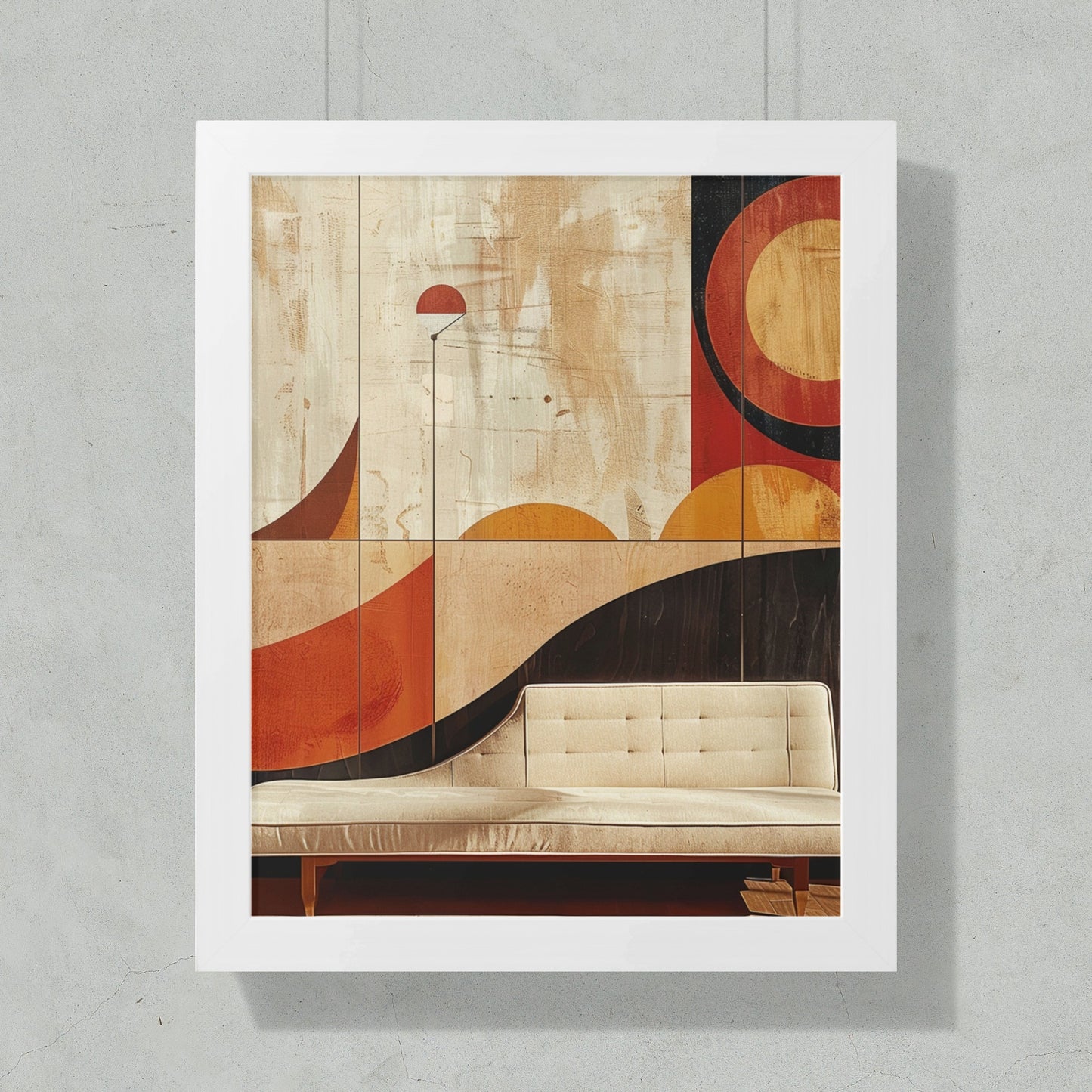 Abstract Geometric Wall Art Print for Modern Decor
