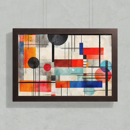 Geometric Abstract Art Print Wall Decor product type
