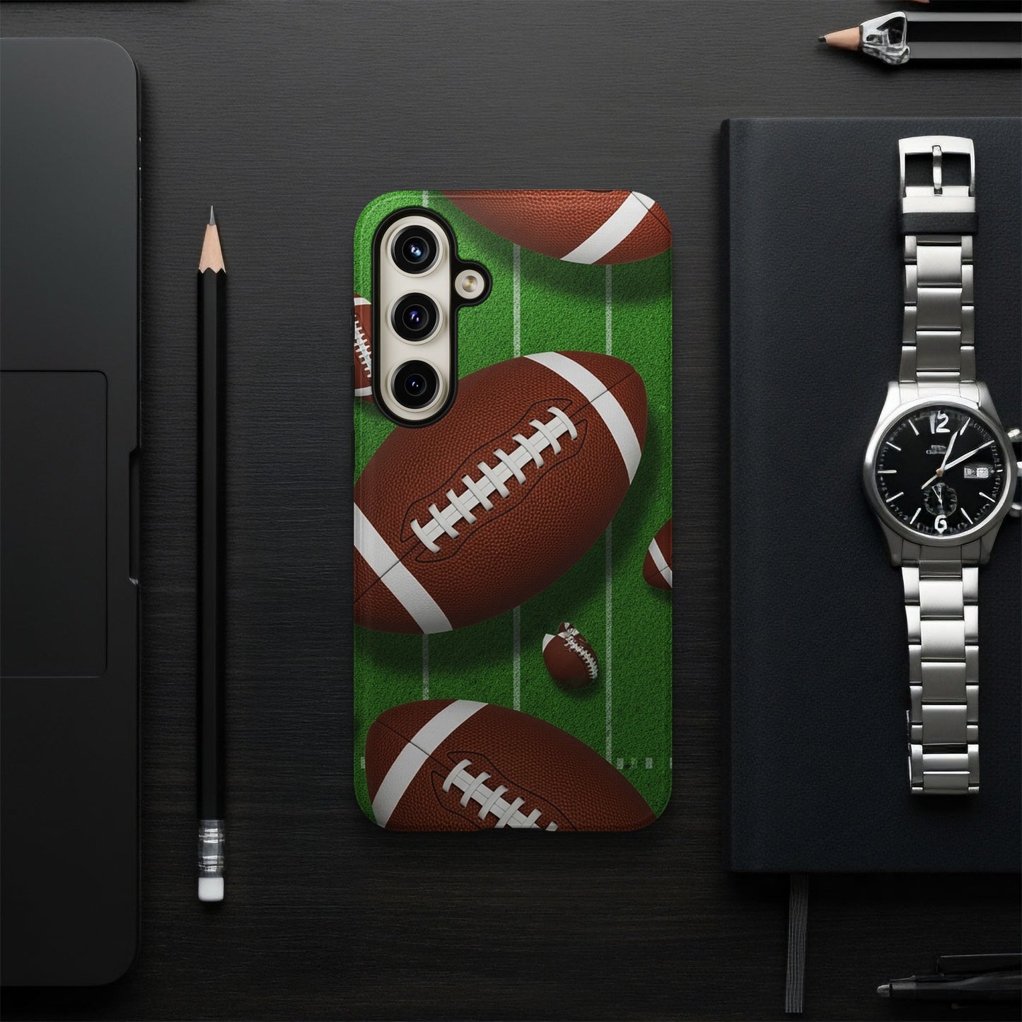 Football Pattern Phone Case for Sports Enthusiasts