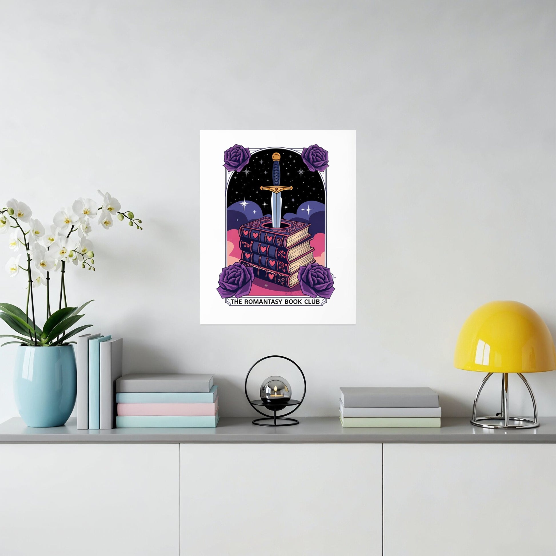 Mysterious Book Club Sword Poster for Reading Product