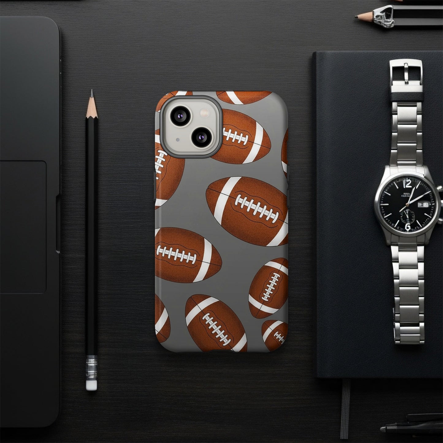 Football-Themed Custom Protective Phone Case