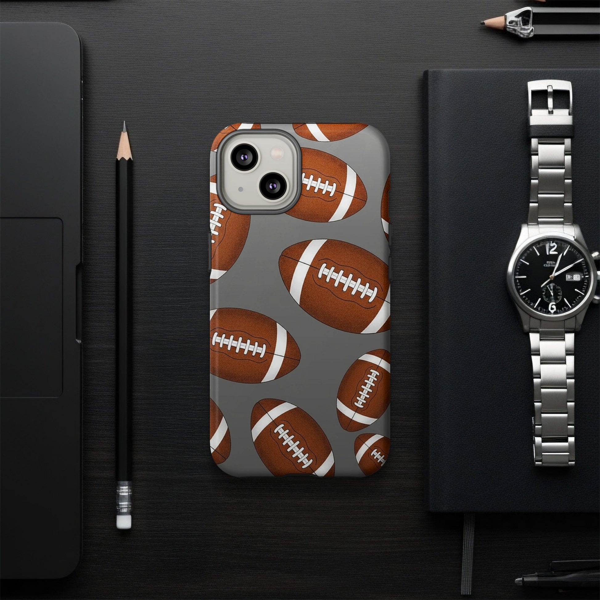 Football-Themed Custom Protective Phone Case