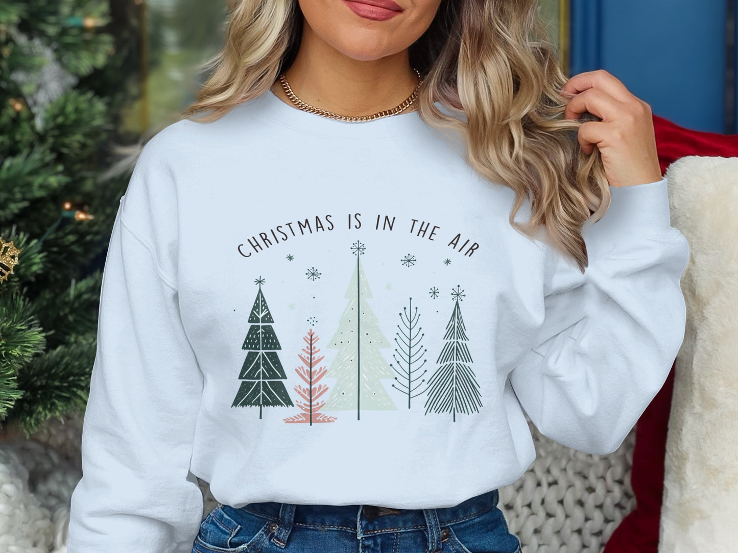 Christmas Is In The Air Graphic Sweatshirt
