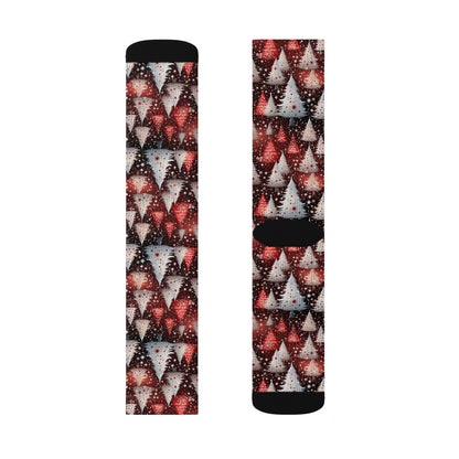 Christmas Tree Novelty Socks, Casual Funny Fun Socks, for Men & Women
