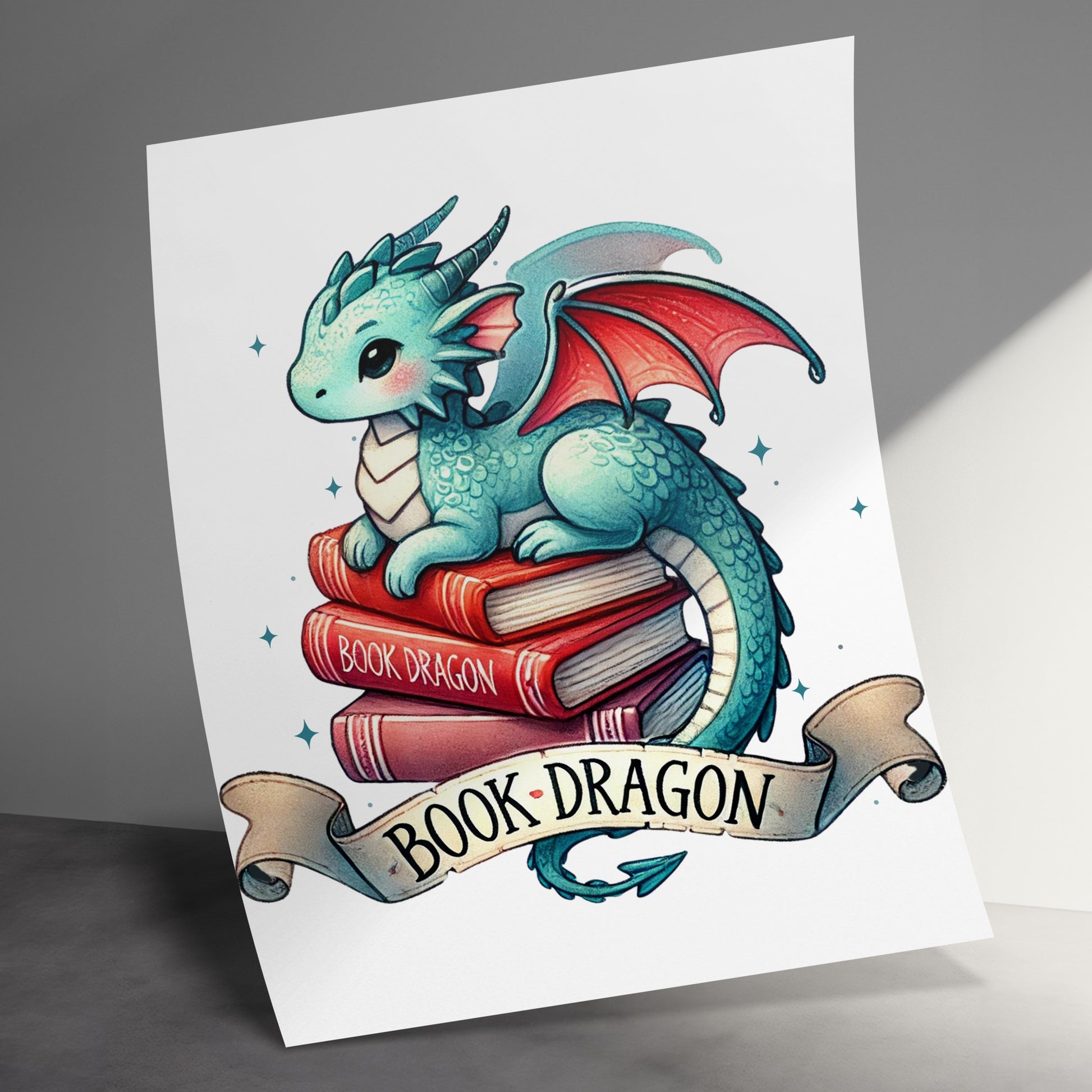 Enchanting Dragon Illustration for Book Lover product