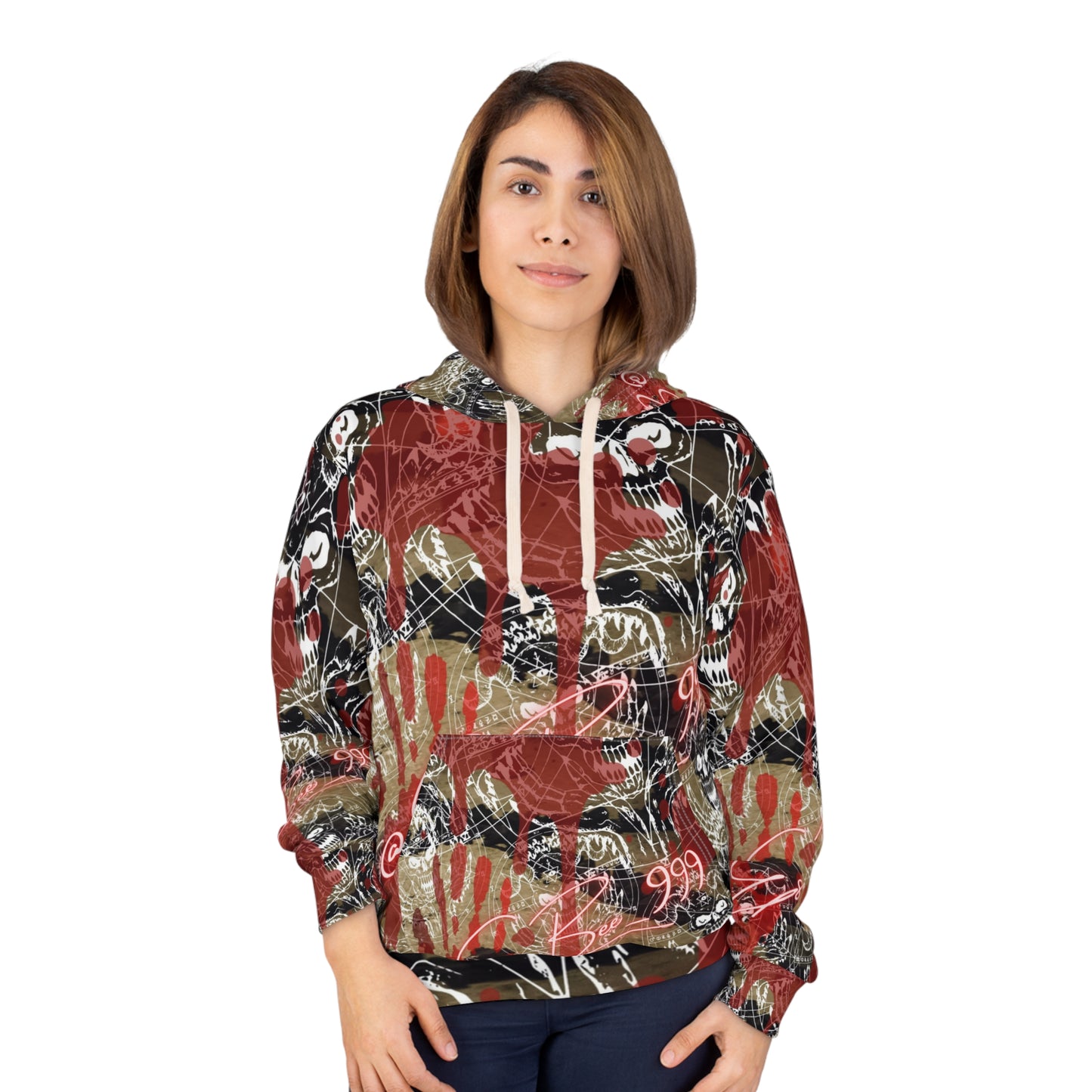 Gothic Abstract Hoodie Dark Academia Aesthetic Clothing