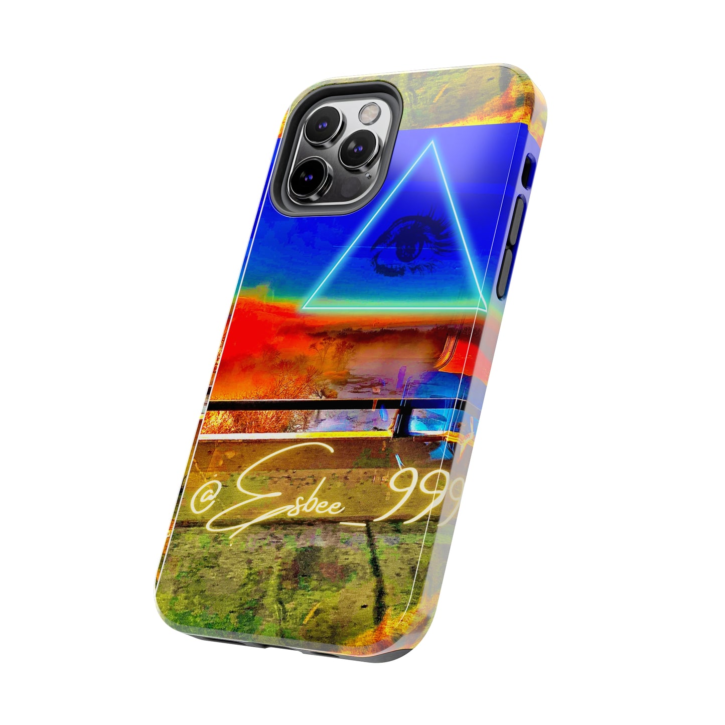 Esbee Evil Eye Gothic Phone Case, Gothic iPhone Case Cool Trendy Phone Case