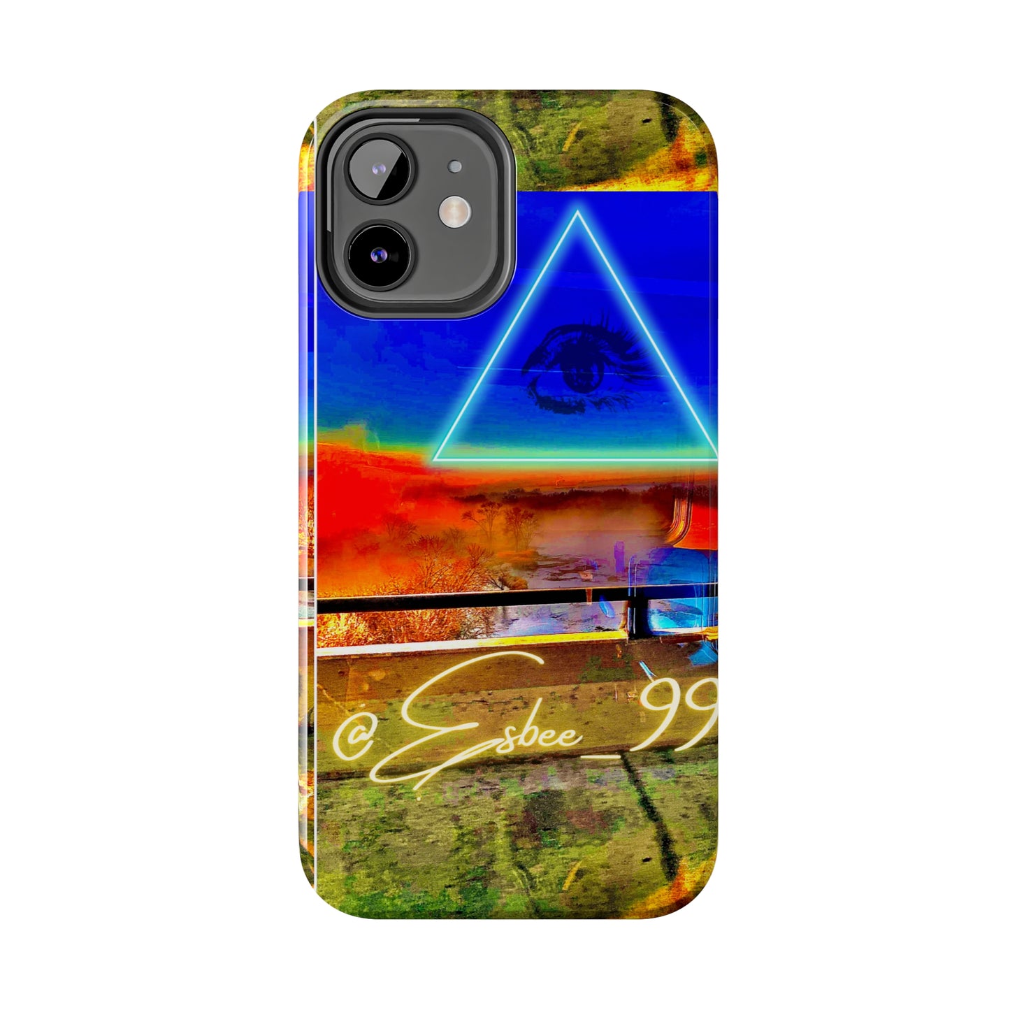 Esbee Evil Eye Gothic Phone Case, Gothic iPhone Case Cool Trendy Phone Case