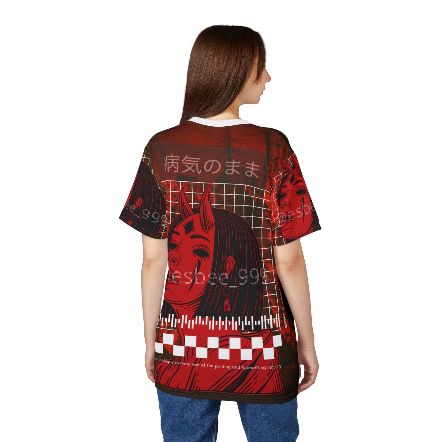 Gothic Tee Shirt - Edgy Demon Witch Graphic