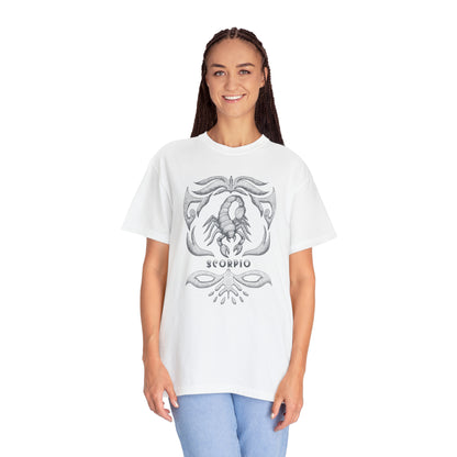 Comfort Colors Scorpio Vintage Shirt, Zodiac T-shirt, Leo Shirt Unisex Garment-Dyed T-shirt