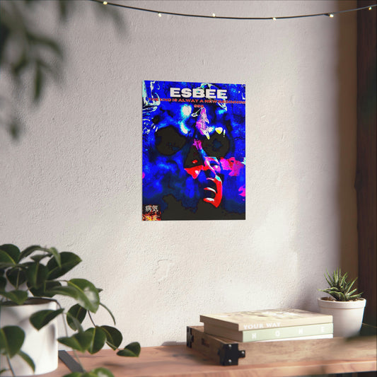 Abstract Expressionism Wall Art Decor, Poster Art Home Room Decor Premium Matte Vertical