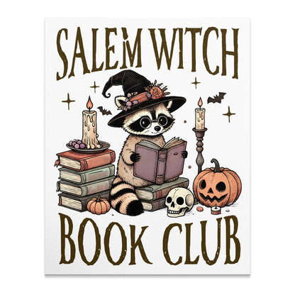 Salem Witch Book Club Raccoon Reading product