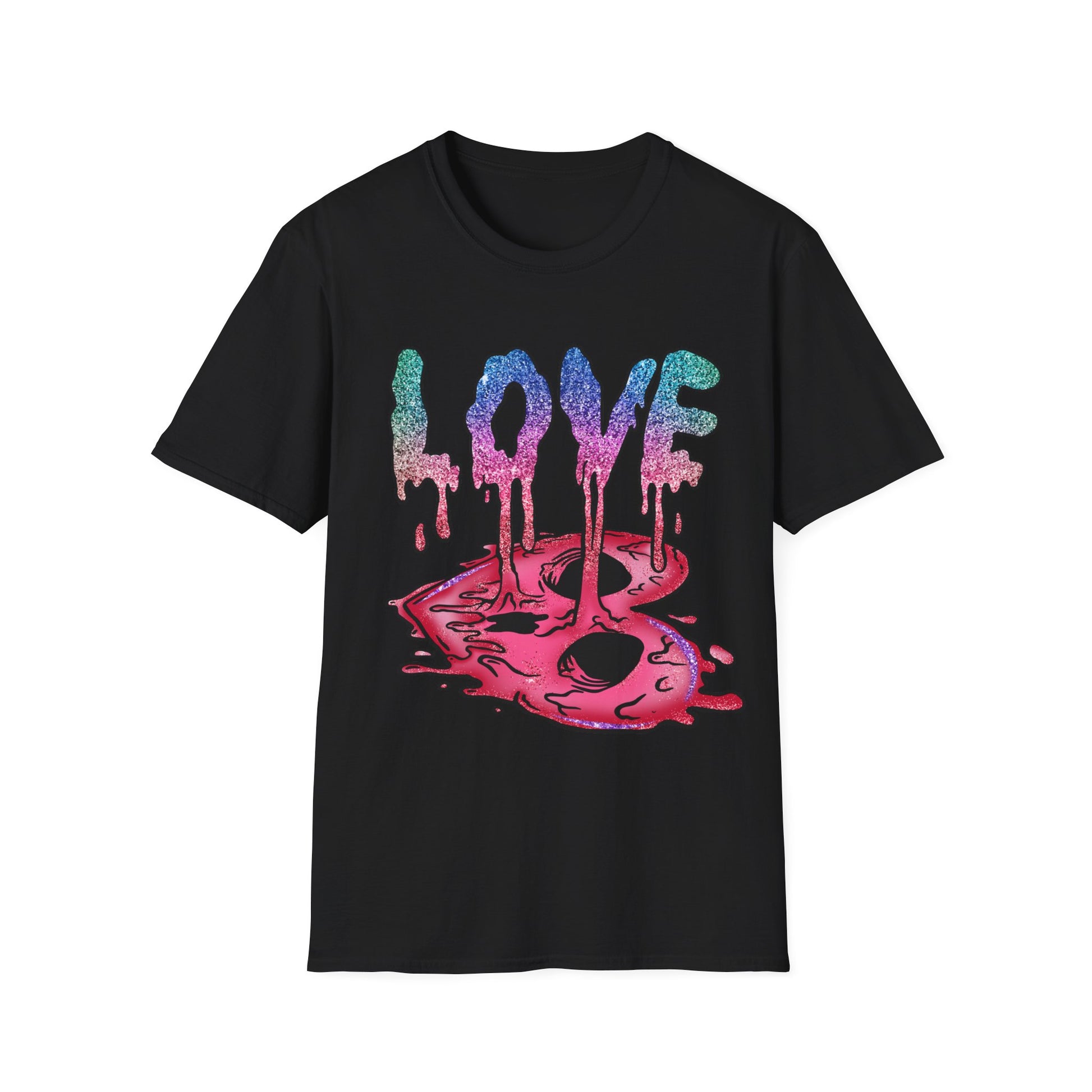 Love gothic graphic tee, goth clothing valentine shirt