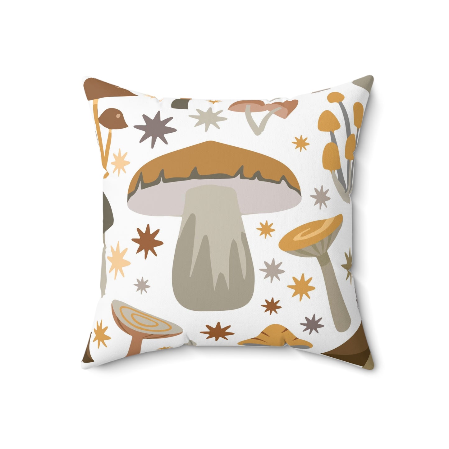 decorative mushroom throw pillow and pillow cover  accent pillow